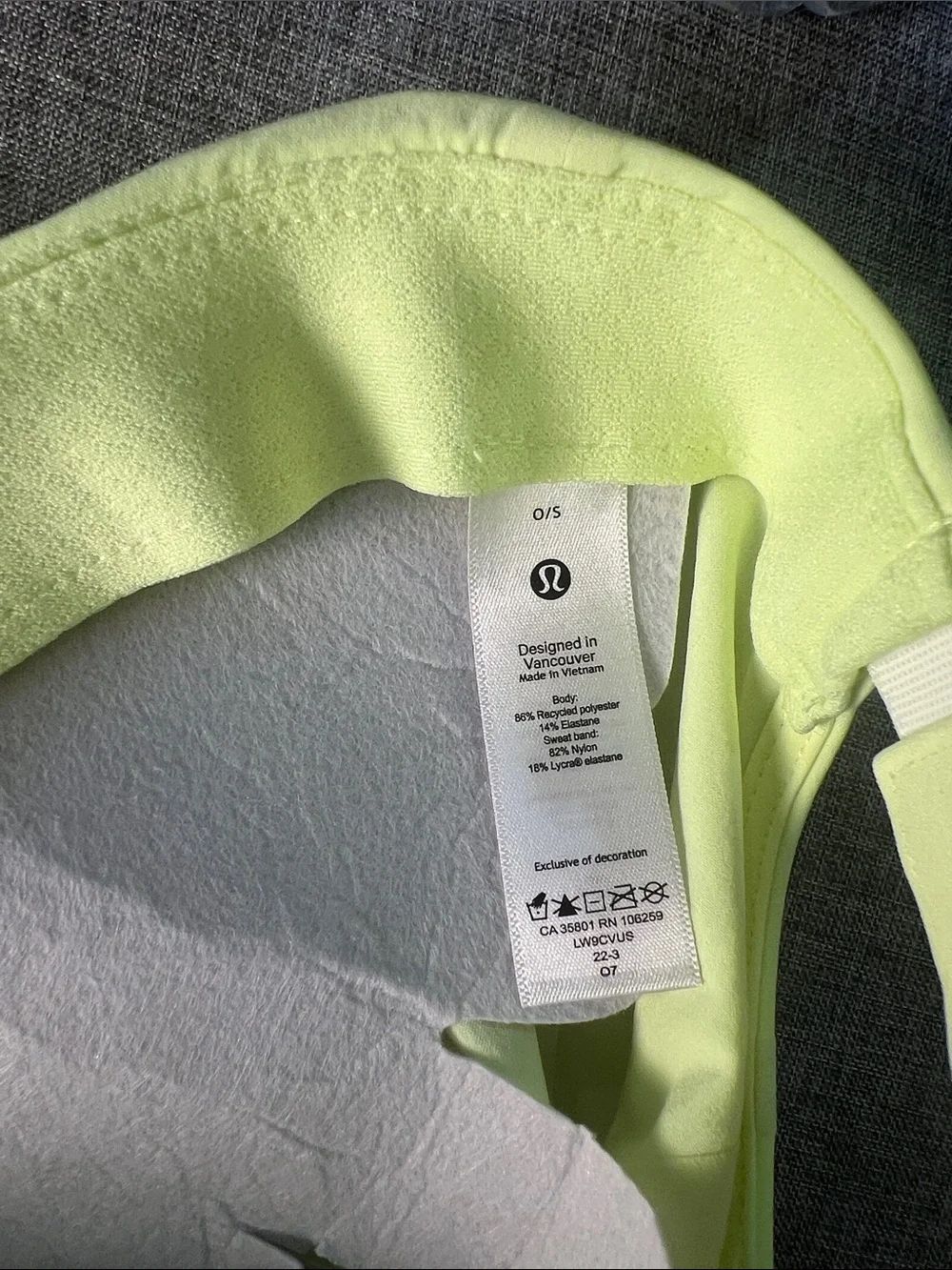 NWOT / Lululemon Womens Fast and Free Running Hat